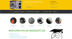 Desktop Screenshot of jasykodokument.cz